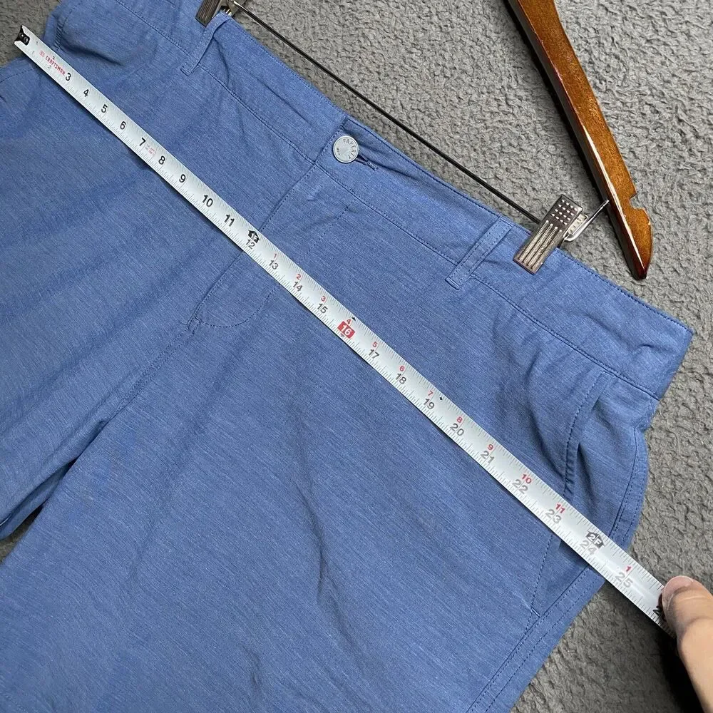 FAHERTY Huckberry All Day Short Men's Size 42 Blue 9 Inch Inseam Stretch Pockets